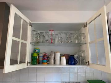 2 bovenkasten met vitrinedeuren Ikea - afbeelding 4 2 bovenkasten met vitrinedeuren Ikea - afbeelding 4