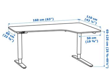 IKEA Bekant Hoekbureau Elektrisch Rechts - afbeelding 5 IKEA Bekant Hoekbureau Elektrisch Rechts - afbeelding 5