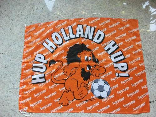 oranje vlag Hup Holland Hup (SuperCoop), Diversen, Vlaggen en Wimpels, Gebruikt, Ophalen of Verzenden