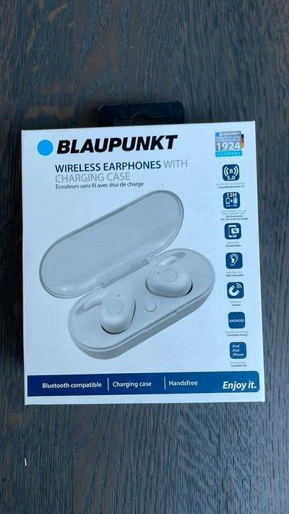 NIEUW Blaupunkt draadloze oortjes met laadcase 12h Buds/Pods, Audio, Tv en Foto, Overige Audio, Tv en Foto, Nieuw, Ophalen of Verzenden