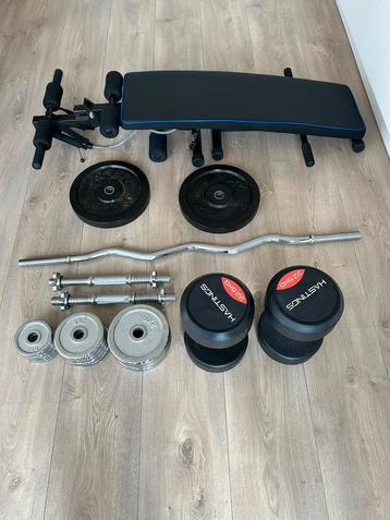 Sport en fitnessmaterialen set