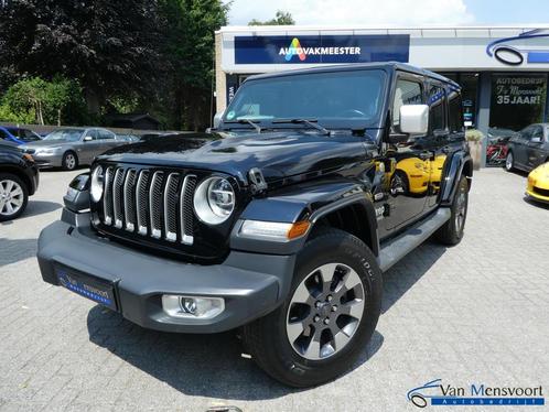 Jeep Wrangler Unlimited 2.0T 272PK Automaat Sahara 1eEig|Led, Auto's, Jeep, Bedrijf, Te koop, Wrangler, 4x4, ABS, Achteruitrijcamera