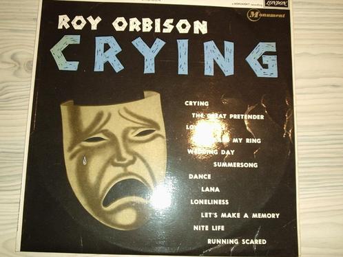 Lp roy orbison/ crying /monument/sah-u 6229 stereo/england/v, Cd's en Dvd's, Vinyl | Pop, Zo goed als nieuw, 1960 tot 1980, 12 inch
