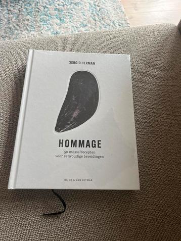 Sergio Herman Hommage Kookkboek ongeopend in plastic