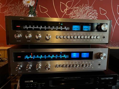 Marlux vintage / retro receiver MR 220 en MR 215 en diversen, Audio, Tv en Foto, Versterkers en Receivers, Zo goed als nieuw, Stereo