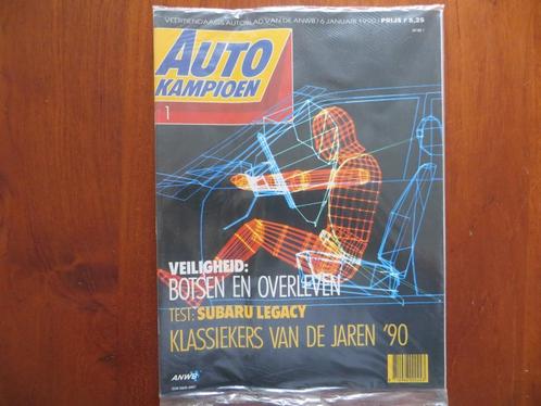 Autokampioen 1 1990 Legacy, Carbodies London taxi, Boeken, Auto's | Folders en Tijdschriften, Nieuw, Overige merken, Ophalen of Verzenden