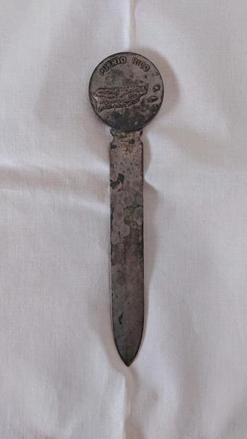 Christofle briefopener,  OC, Gallia Collection,  Puerto Rico