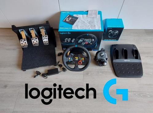 Unieke Logitech G29 set inverted pedals, shifter PS4 PS5 PC, Spelcomputers en Games, Spelcomputers | Overige Accessoires, Zo goed als nieuw