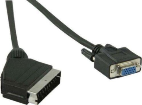 SCART - VGA kabel 2 meter, Audio, Tv en Foto, Audiokabels en Televisiekabels, Nieuw, Minder dan 2 meter, Ophalen of Verzenden