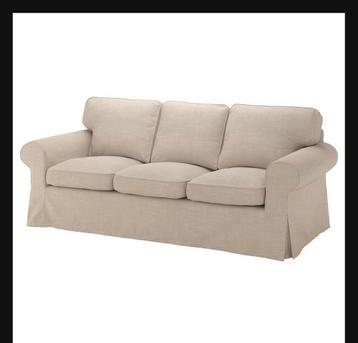 Ikea Ektorp bankhoes beige - 3 zits - afbeelding 3 Ikea Ektorp bankhoes beige - 3 zits - afbeelding 3