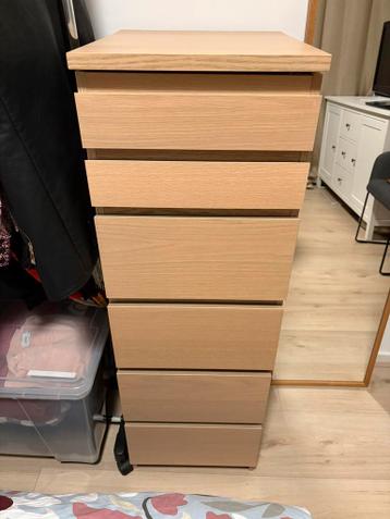 Ikea Malm ladekast met spiegel - afbeelding 1 Ikea Malm ladekast met spiegel - afbeelding 1