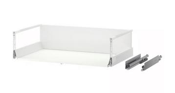 2xMAXIMERA Lade - Hoog, Wit, 80x45 cm - afbeelding 1 2xMAXIMERA Lade - Hoog, Wit, 80x45 cm - afbeelding 1