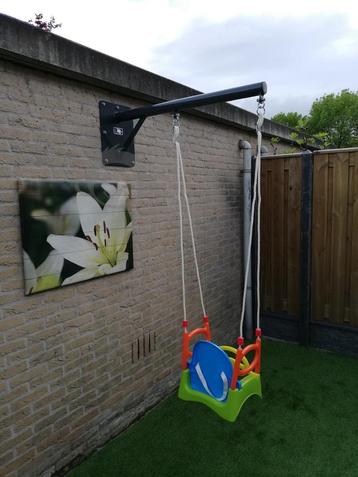 AANBIEDING WallySwing muurschommel  ANTRACIET + kluspakket