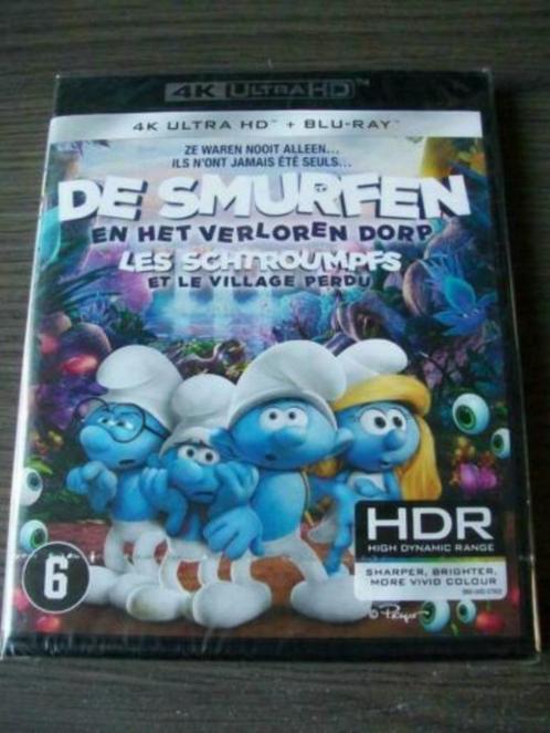 Blu-ray 4K Ultra HD De Smurfen en het Verloren Dorp in seal, Cd's en Dvd's, Blu-ray, Zo goed als nieuw, Tekenfilms en Animatie