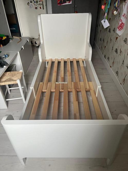 Ikea meegroei kinderbed, Kinderen en Baby's, Kinderkamer | Bedden, Gebruikt, 140 tot 160 cm, 70 tot 85 cm, Lattenbodem, Ophalen