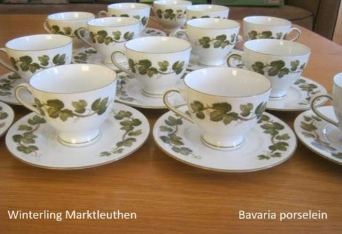 kop & schotels, klimop, hedera blad, Winterling Marktleuthen, Huis en Inrichting, Keuken | Servies, Zo goed als nieuw, Kop(pen) en/of Schotel(s)