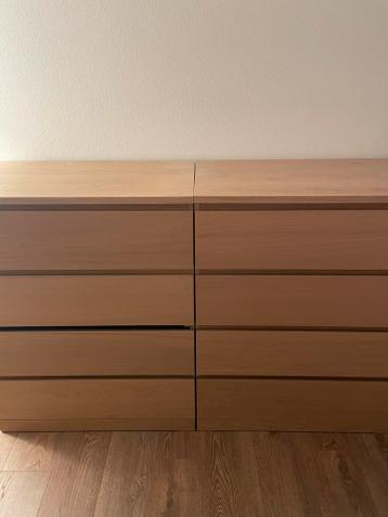 IKEA Malm ladekast eikenfineer - Gebruikt - afbeelding 4 IKEA Malm ladekast eikenfineer - Gebruikt - afbeelding 4