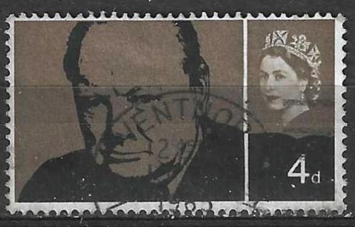 Groot-Brittannie 1965 - Yvert 397 - Winston Churchill (ST), Postzegels en Munten, Postzegels | Europa | UK, Gestempeld, Ophalen