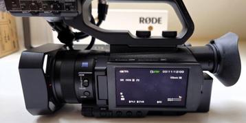 Sony PXW-Z90V 4K 1 inch sensor camcorder met RODE microfoon