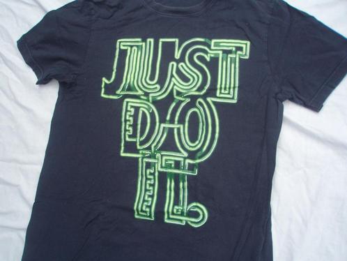 T-Shirt Maat L - Blauw - Nike Just do it, Kleding | Heren, T-shirts, Gedragen, Blauw, Verzenden