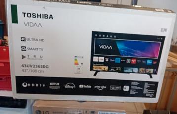 Toshiba 43inch Ultra hd smart tv televisie nieuw