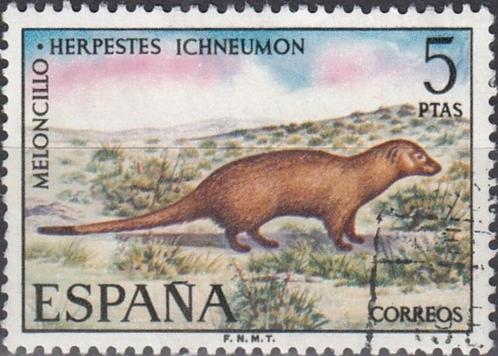 Spanje-SP1.9- 1972 - Egyptische Mangoest, Postzegels en Munten, Postzegels | Europa | Spanje, Gestempeld, Verzenden
