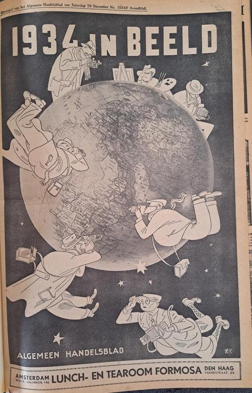 Algemeen Handelsblad "in beeld" 1934-1939 ingebonden, Verzamelen, Tijdschriften, Kranten en Knipsels, Krant, Nederland, 1920 tot 1940