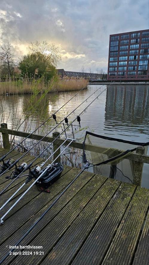 Karper spullen, Watersport en Boten, Hengelsport | Karpervissen, Zo goed als nieuw, Complete set, Ophalen of Verzenden