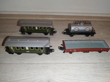 Marklin wagons H0 4 stuks goede staat