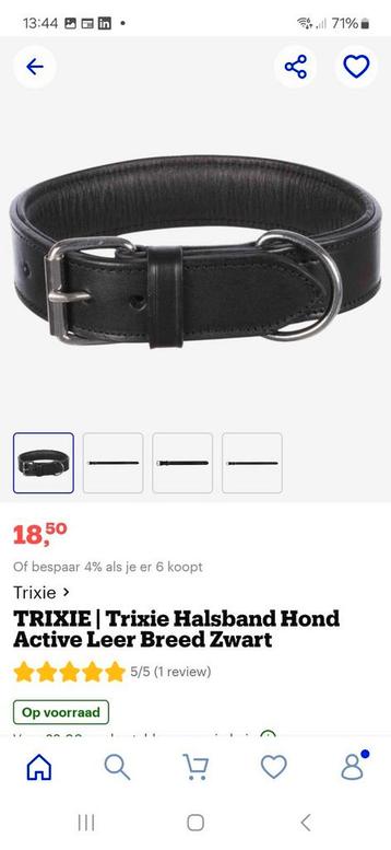 Leren halsband