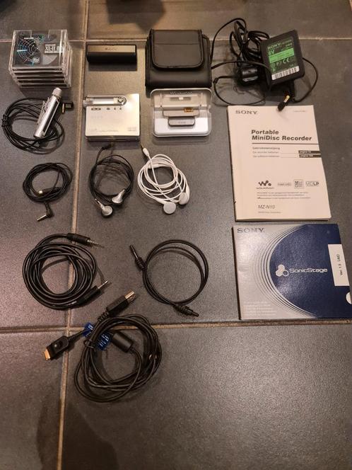 Sony net Minidisc speler MZ-N10 keurige staat!, Audio, Tv en Foto, Walkmans, Discmans en Minidiscspelers, Ophalen of Verzenden