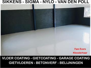 60kg>320m2 Epoxy Garagevloer coating +GRATIS GEREEDSCHAP 