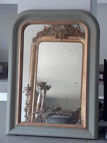 Prachtige Antieke Franse Spiegel 