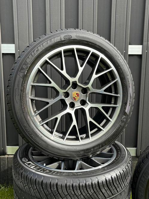 20” Porsche Macan RS Spyder GTS velgen Origineel, Auto-onderdelen, Banden en Velgen, Banden en Velgen, Winterbanden, 20 inch, 245 mm