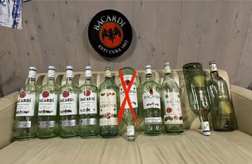 Bacardi flessen 3 Liter - mancave