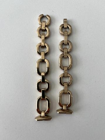 Fitbit stainless steel soft golden bracelet