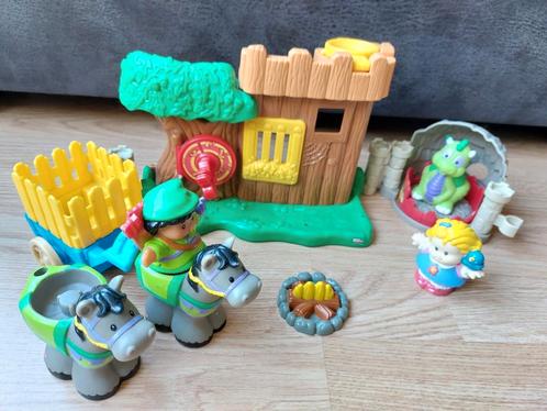 Little People Robin Hood met draak, Kinderen en Baby's, Speelgoed | Fisher-Price, Gebruikt, Speelset, Ophalen of Verzenden