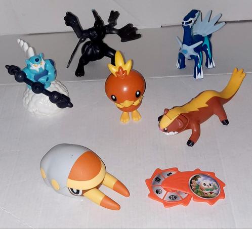 McDonalds 6 verschillende Pokemon figuren + 1 Spinner, Hobby en Vrije tijd, Verzamelkaartspellen | Pokémon, Zo goed als nieuw