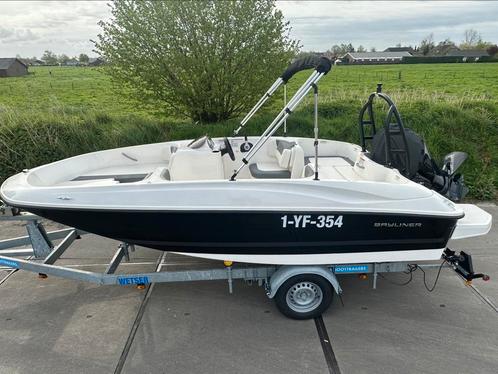 Bayliner Element + Mercury 60pk + Pega Trailer | Nieuwstaat!, Watersport en Boten, Speedboten, Zo goed als nieuw, 3 tot 6 meter