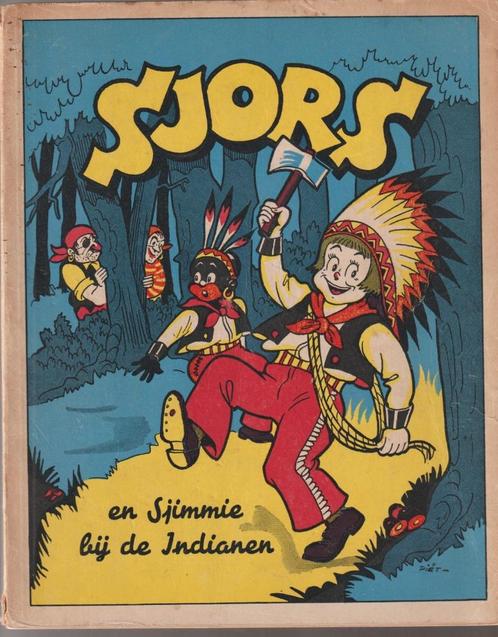 Sjors en Sjimmie bij de indianen uit 1951, Boeken, Stripboeken, Gelezen, Eén stripboek, Ophalen of Verzenden