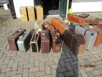 retro koffers alle in goede staat 21 stuks