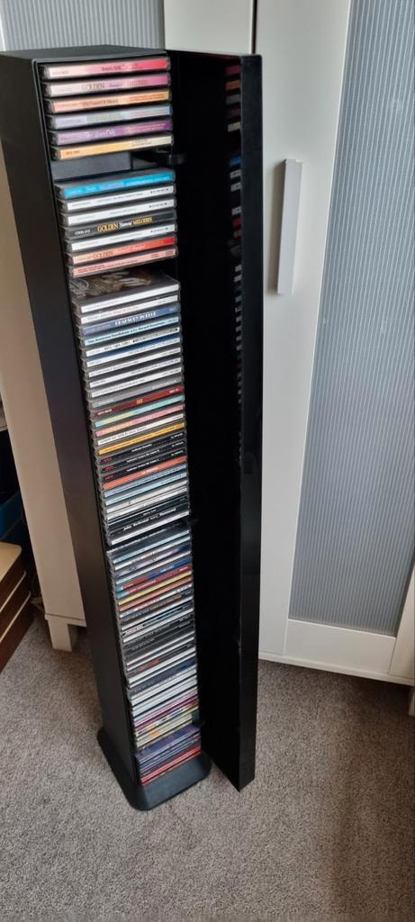 CD rek/kast met 78 CDs merk Skydisc, Huis en Inrichting, Woonaccessoires | Cd- en Dvd-rekken, Zo goed als nieuw, Cd's, Ophalen of Verzenden