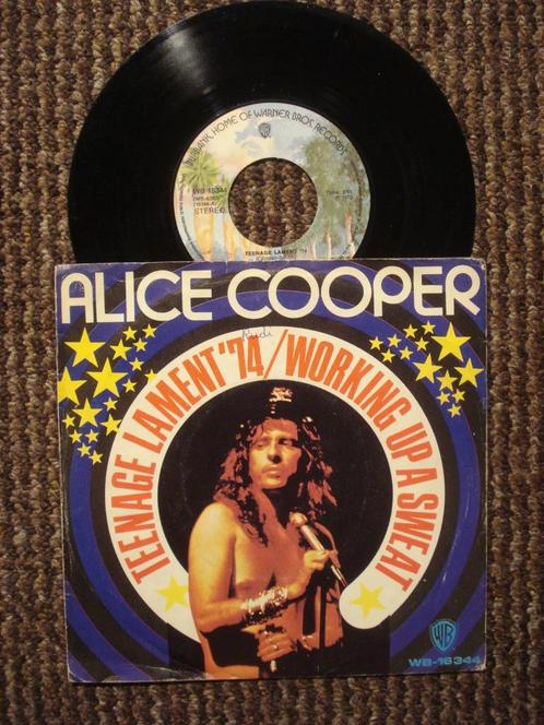 Alice Cooper 7" Vinyl Single: ‘Teenage Lament ‘74’ (NL), Cd's en Dvd's, Vinyl Singles, Single, Rock en Metal, 7 inch, Ophalen of Verzenden