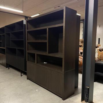 vakken kast bruin eiken fineer Japandi 180x220cm - afbeelding 3 vakken kast bruin eiken fineer Japandi 180x220cm - afbeelding 3