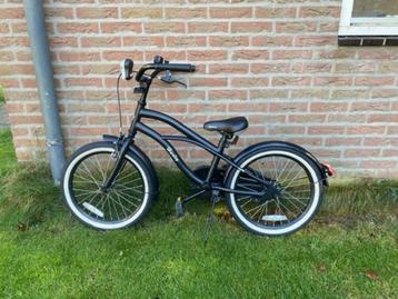 Kinderfiets zwart 18 inch Nogan Harley