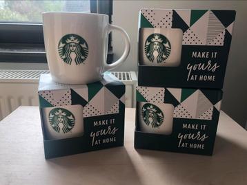 4x Starbucks Make It Yours At Home Mugs