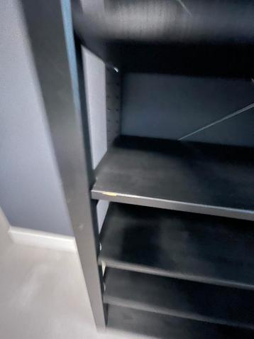 Zwarte IKEA Ivar kast met 10 planken - afbeelding 15 Zwarte IKEA Ivar kast met 10 planken - afbeelding 15