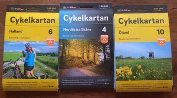 Fietskaarten Zweden / Cykelkartan