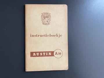Instructieboekje Austin A50 Cambridge 1956
