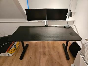 Ikea Bekant Bureau Zwart 160x80 - afbeelding 1 Ikea Bekant Bureau Zwart 160x80 - afbeelding 1